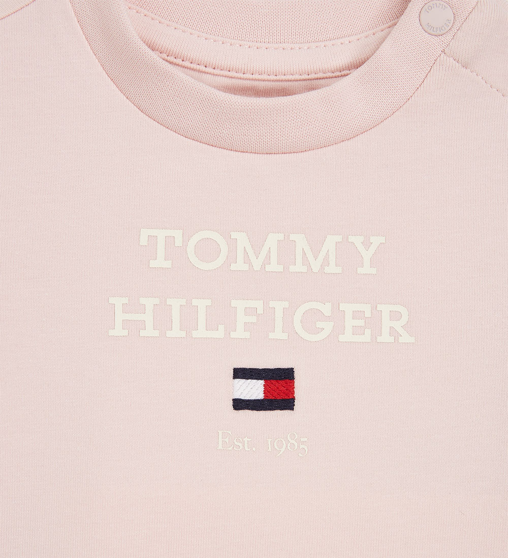 Tommy Hilfiger Bluse - Baby TH Logo - Whimsy Pink