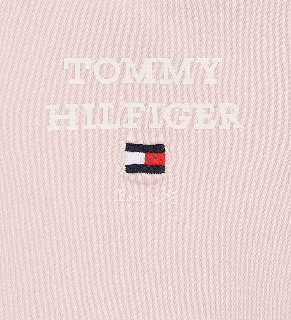 Tommy Hilfiger Sweatsæt - Baby TH Logo - Whimsy Pink