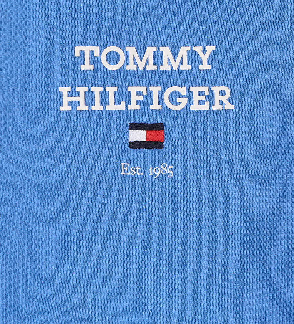 Tommy Hilfiger Sweatsæt - Baby TH Logo - Blue Spell