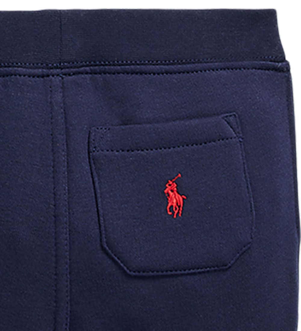 Polo Ralph Lauren Sweatsæt - Navy/Hvid m. Bamse