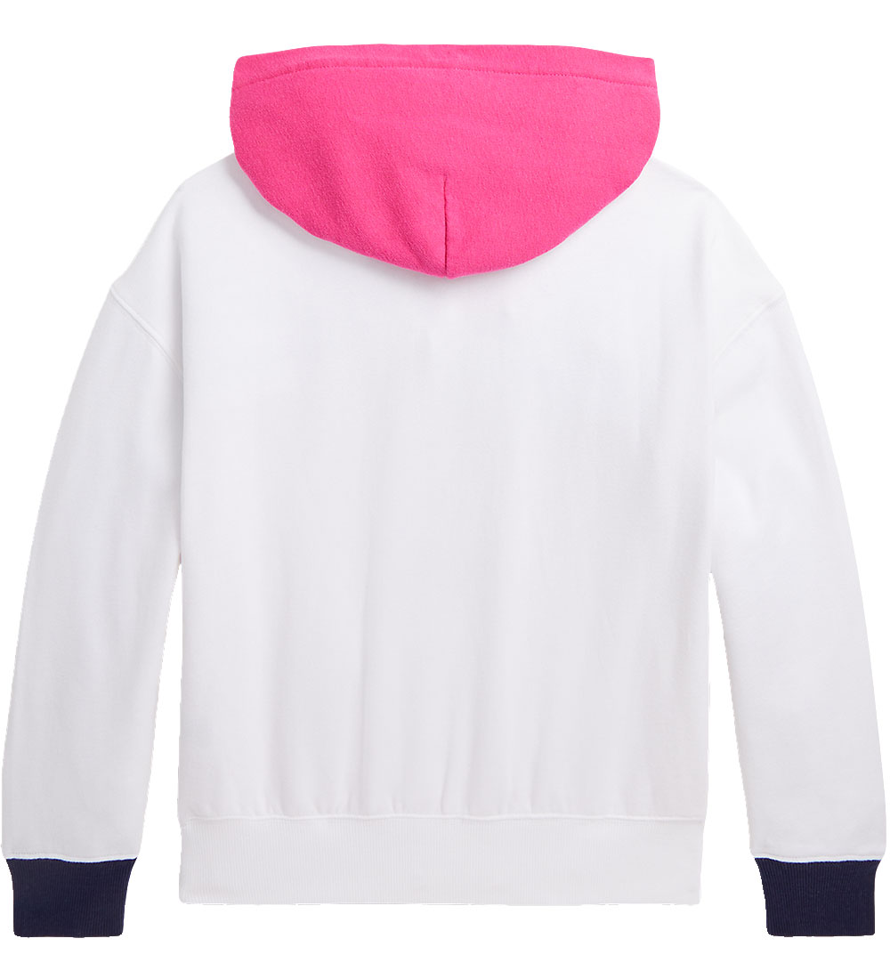 Polo Ralph Lauren Hættetrøje - Hvid m. Bamse
