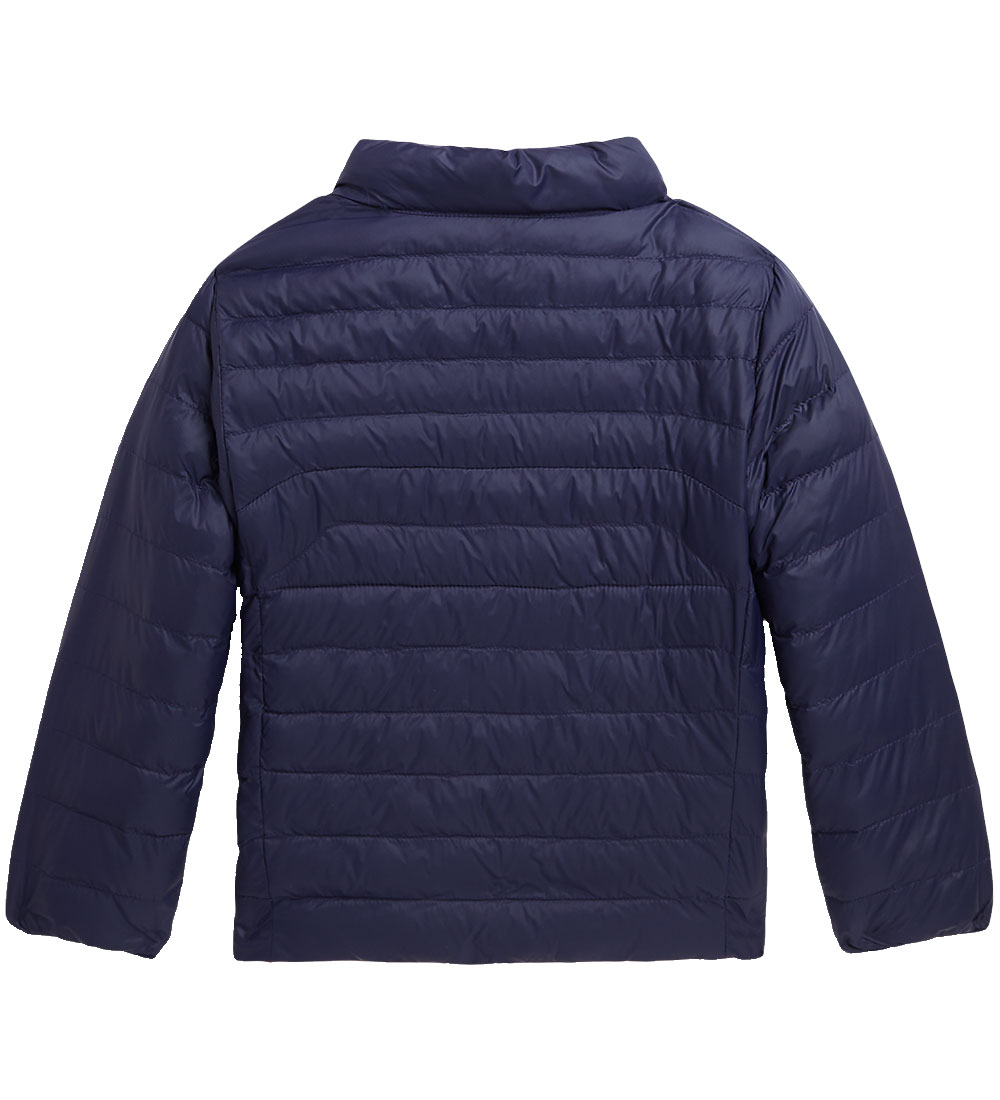 Polo Ralph Lauren Dynejakke - Vendbar - Navy/Rød