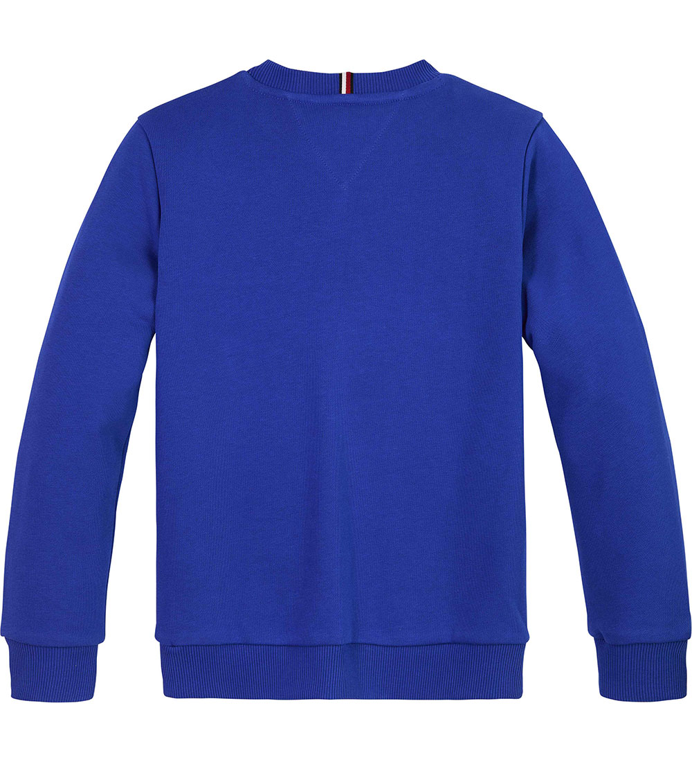 Tommy Hilfiger Sweatshirt - TH Logo - Ultra Blue