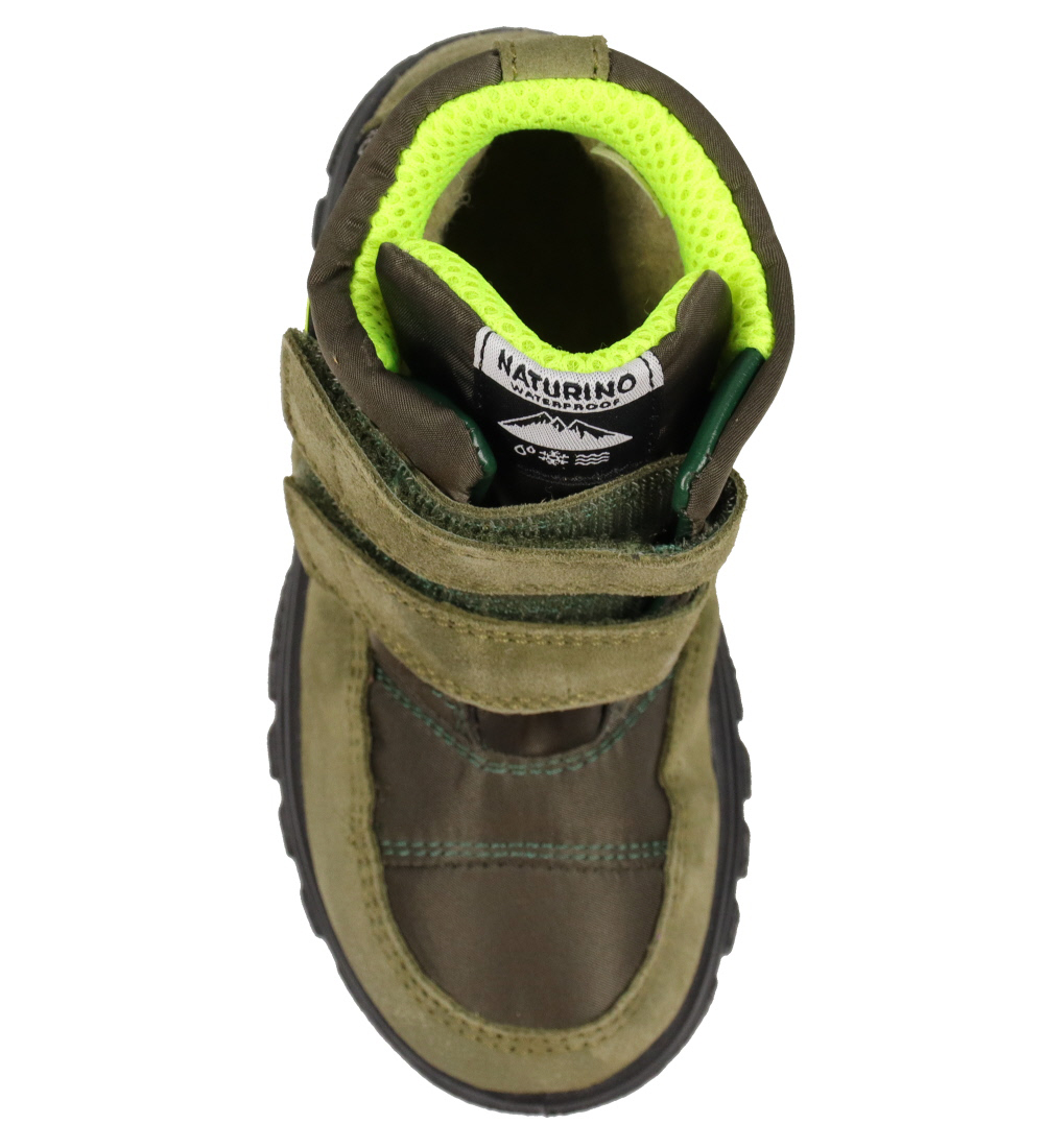 Naturino Vinterstøvler - Tex - Pile - Army/Neongul