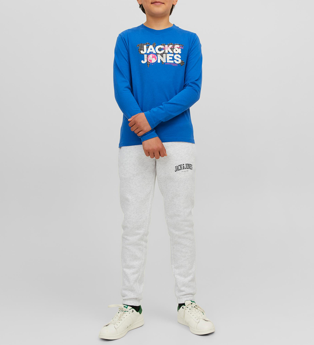 Jack & Jones Sweatpants - JjJosh - White Melange