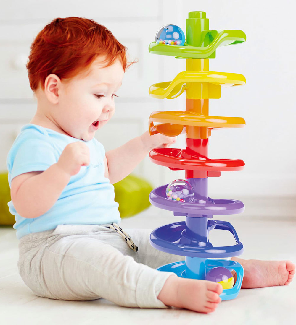 Quercetti Kuglebane - Spiral Tower - 10 Dele - 6501