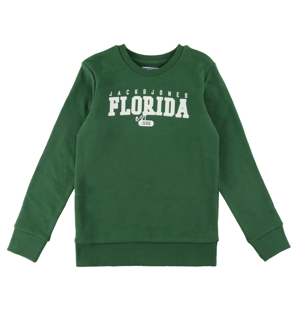 Jack & Jones Sweatshirt - JjCory - Dark Green/LOOSE