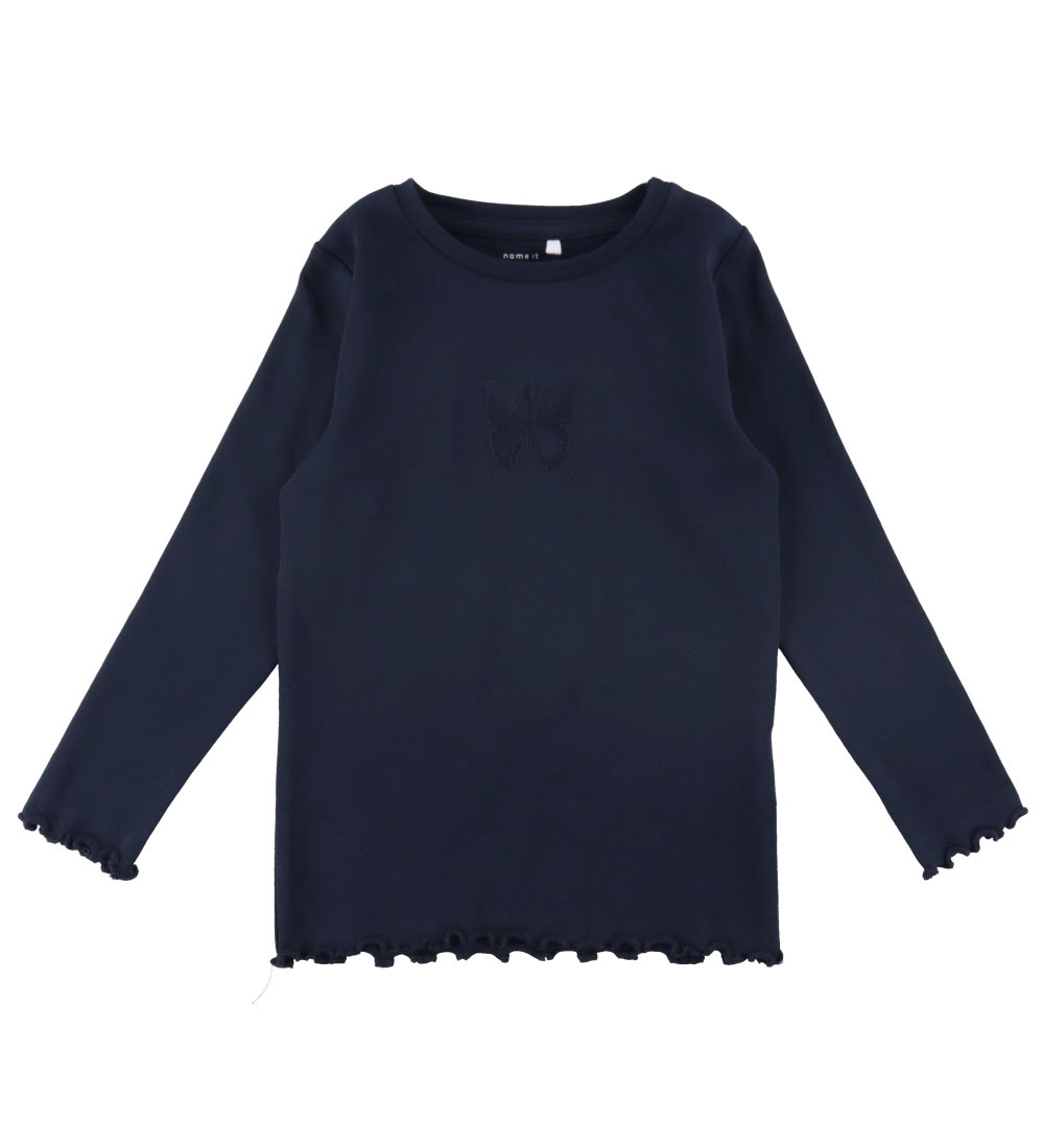 Name It Bluse - NmfTammie - 2-pak - Wild Orchid m. Sommerfugl