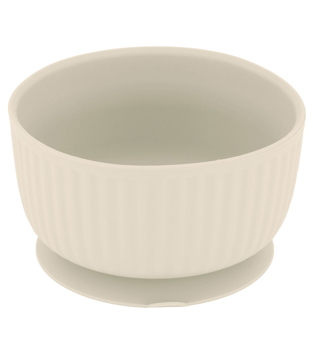 Mikk-Line Skåle - 2-pak - Silikone - White Swan/Brown Sugar