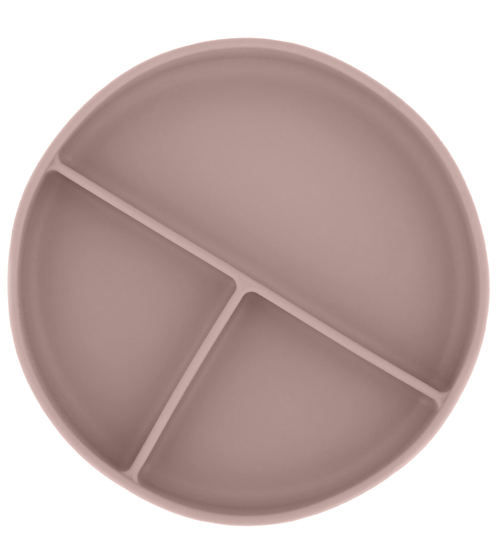 Mikk-Line Tallerken - Silikone - Adobe Rose