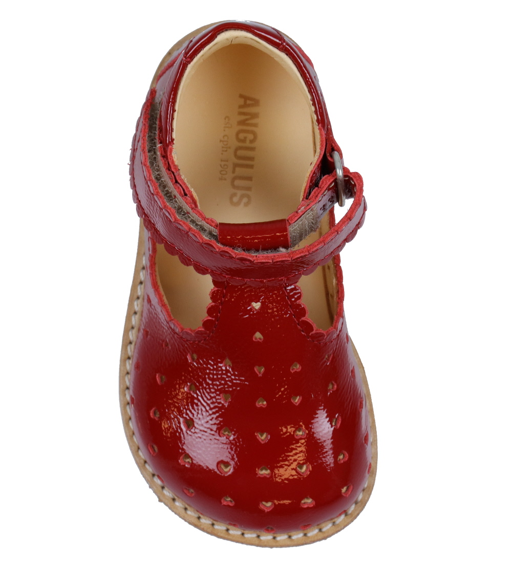 Angulus Tullesko - Dark Red m. Hjerter