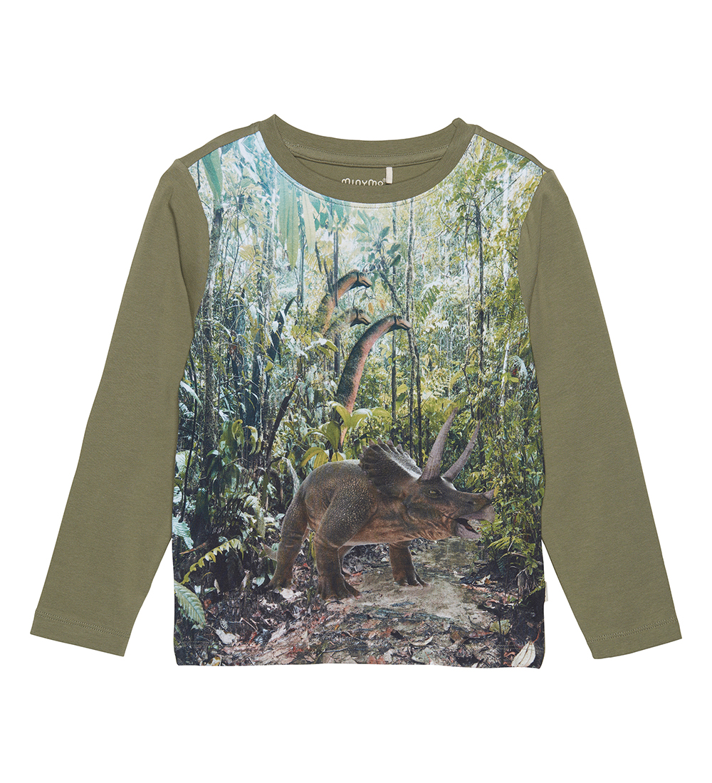 Minymo Bluse - Deep Lichen Green