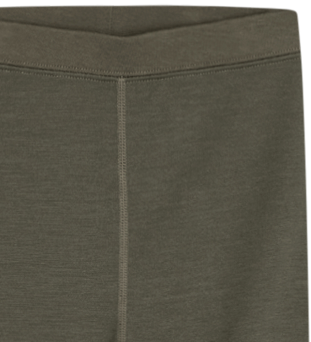 Hust and Claire Leggings - Uld/Bambus - Laki - Teal Leaf
