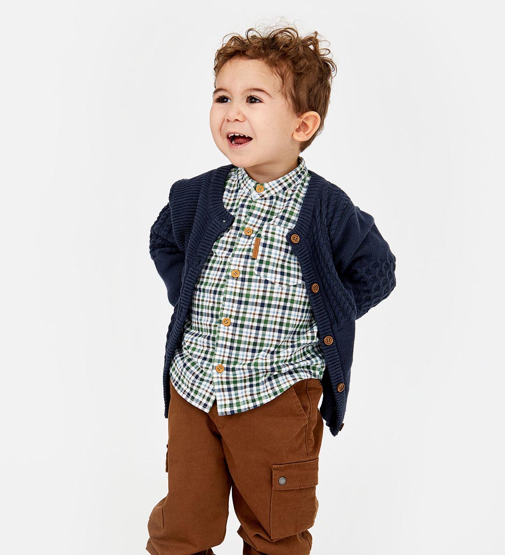 Hust and Claire Cardigan - Charli - Strik - Blue Night