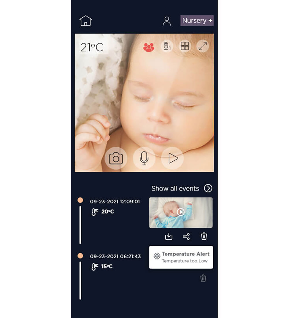 Motorola Babymonitor m. Video  - VM44 Connect - Wi-Fi - 4,3"