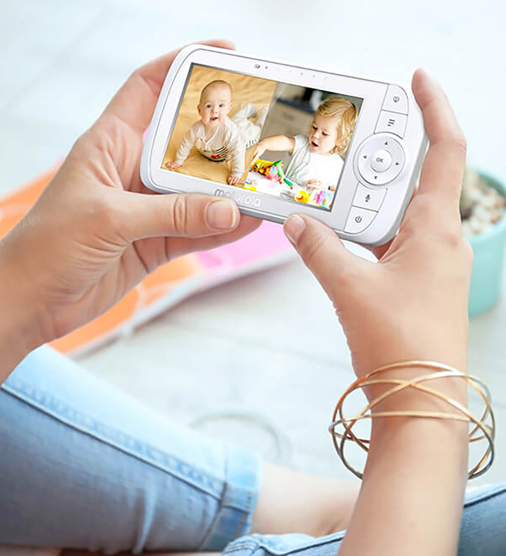 Motorola Babymonitor m. Video - 2 Kameraer - VM35-2 - 5,0"