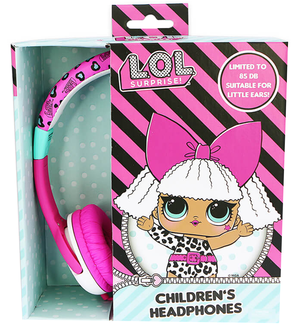 OTL Høretelefoner - LOL - On-Ear Junior - Pink/Turkis