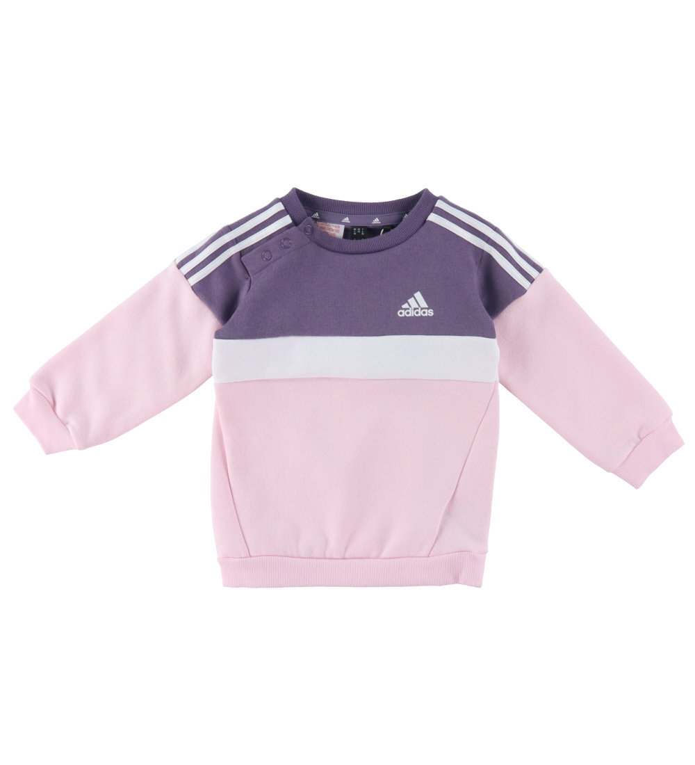 adidas Performance Sweatsæt - IG 3S TIB FL TS - Lilla/Rosa