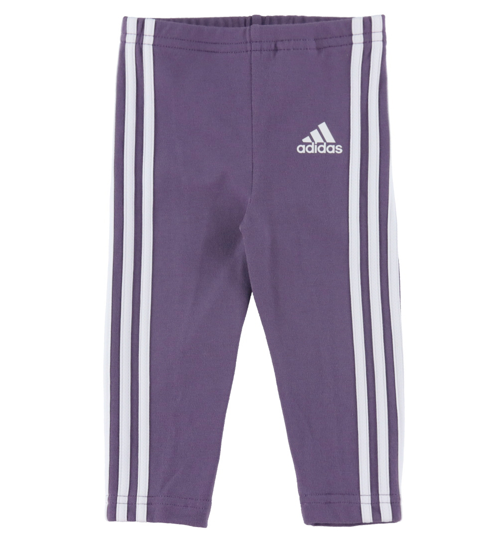 adidas Performance Sweatsæt - IG 3S TIB FL TS - Lilla/Rosa
