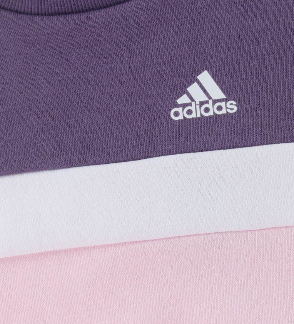 adidas Performance Sweatsæt - IG 3S TIB FL TS - Lilla/Rosa