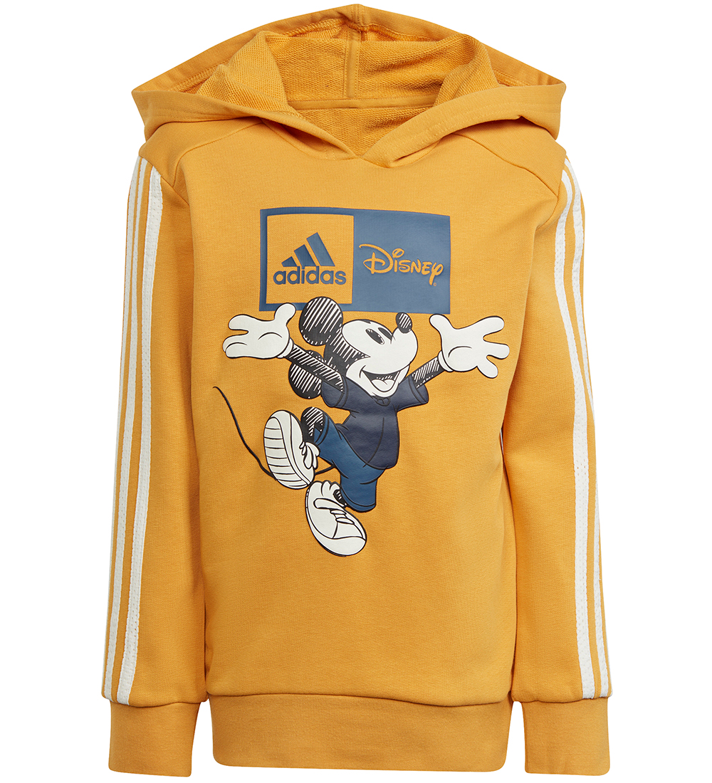 adidas Performance Sweatsæt - LK DY MM - Gul/Blå m. Mickey Mouse