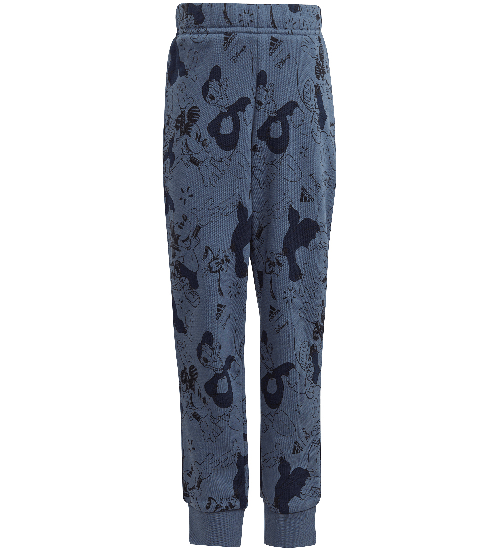 adidas Performance Sweatsæt - LK DY MM - Gul/Blå m. Mickey Mouse