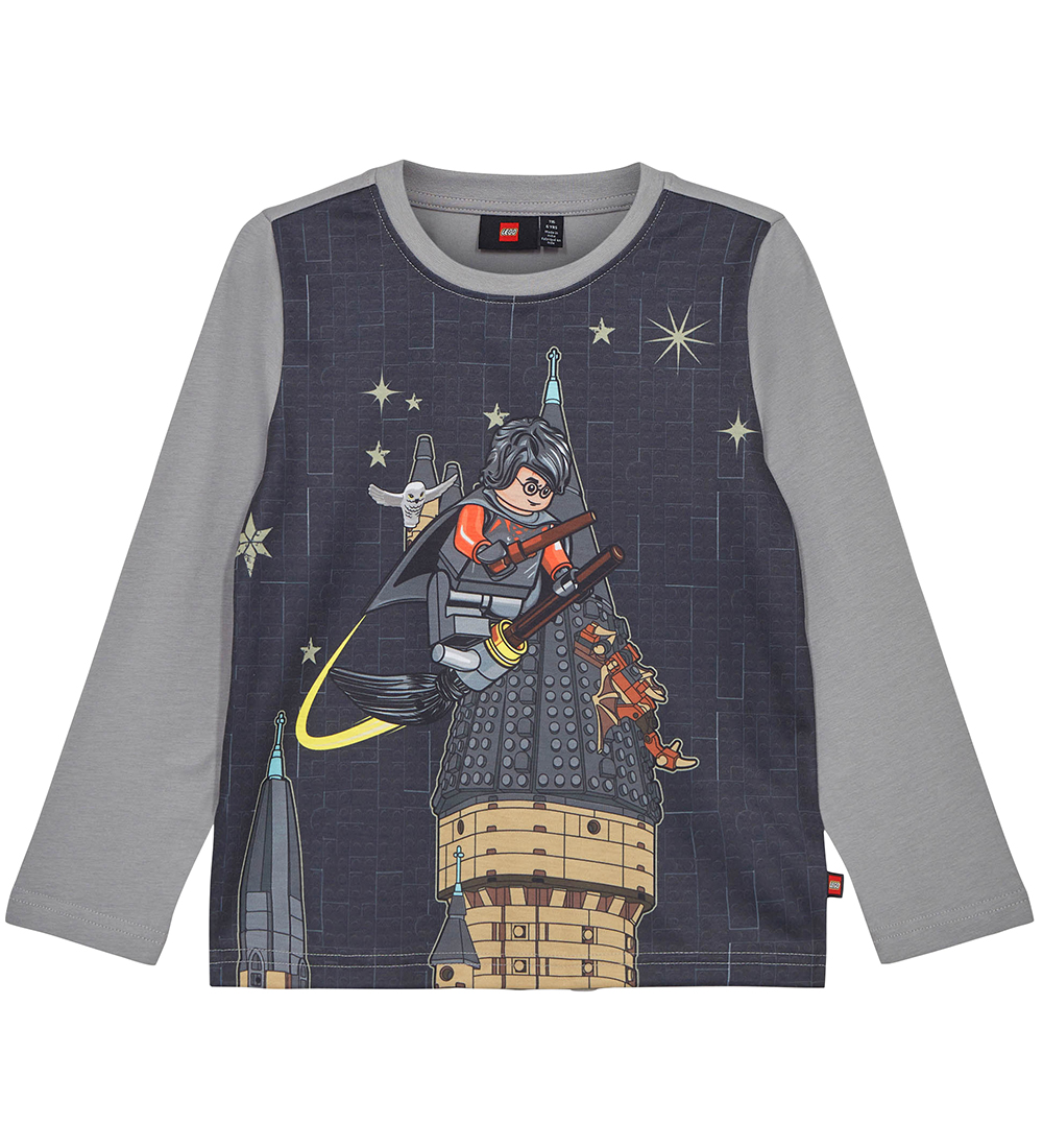 LEGO® Harry Potter Bluse - LWTano - Lysegrå m. Print