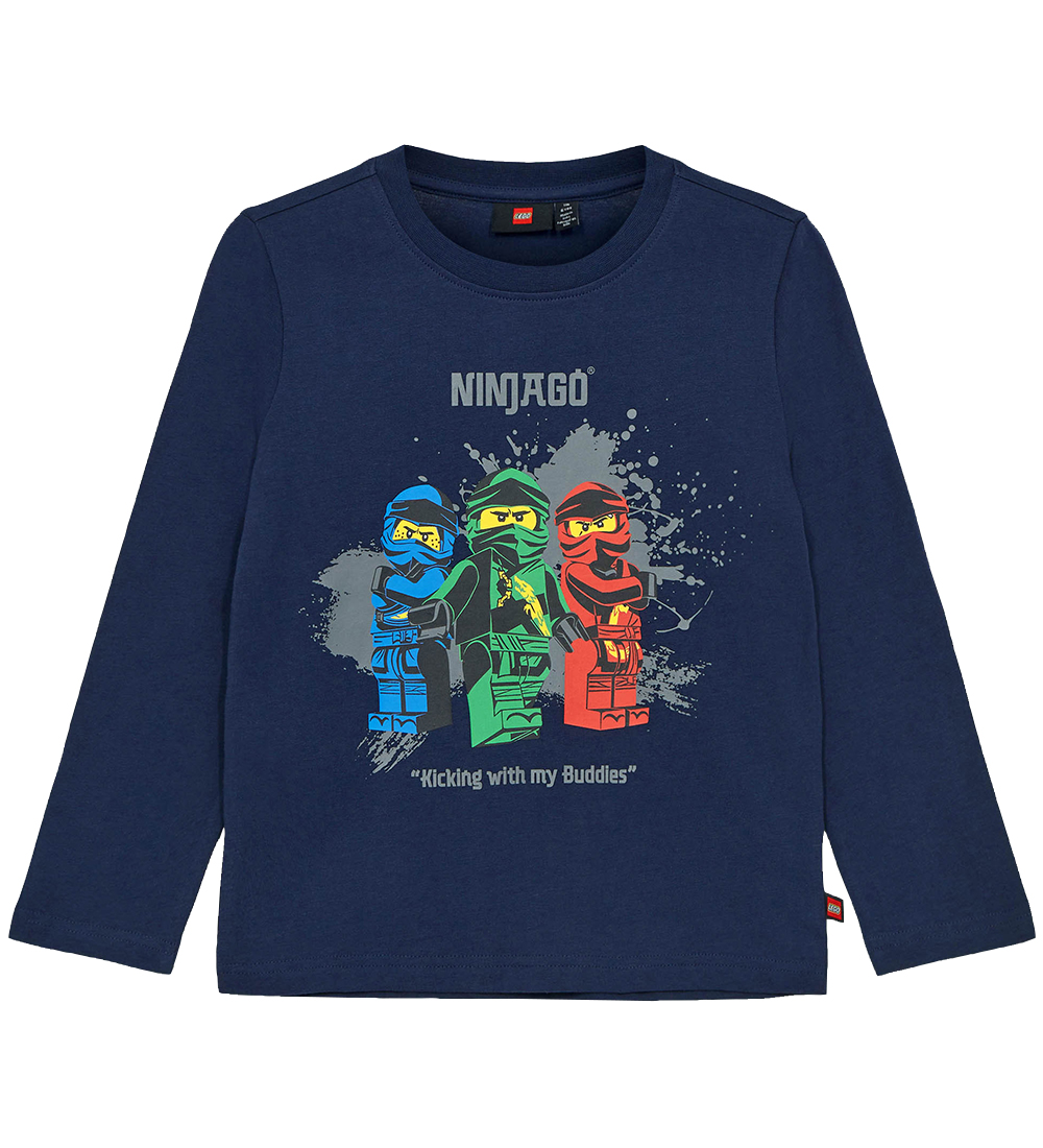 LEGO® Ninjago Bluse - LWTano - Dark Navy m. Ninjaer