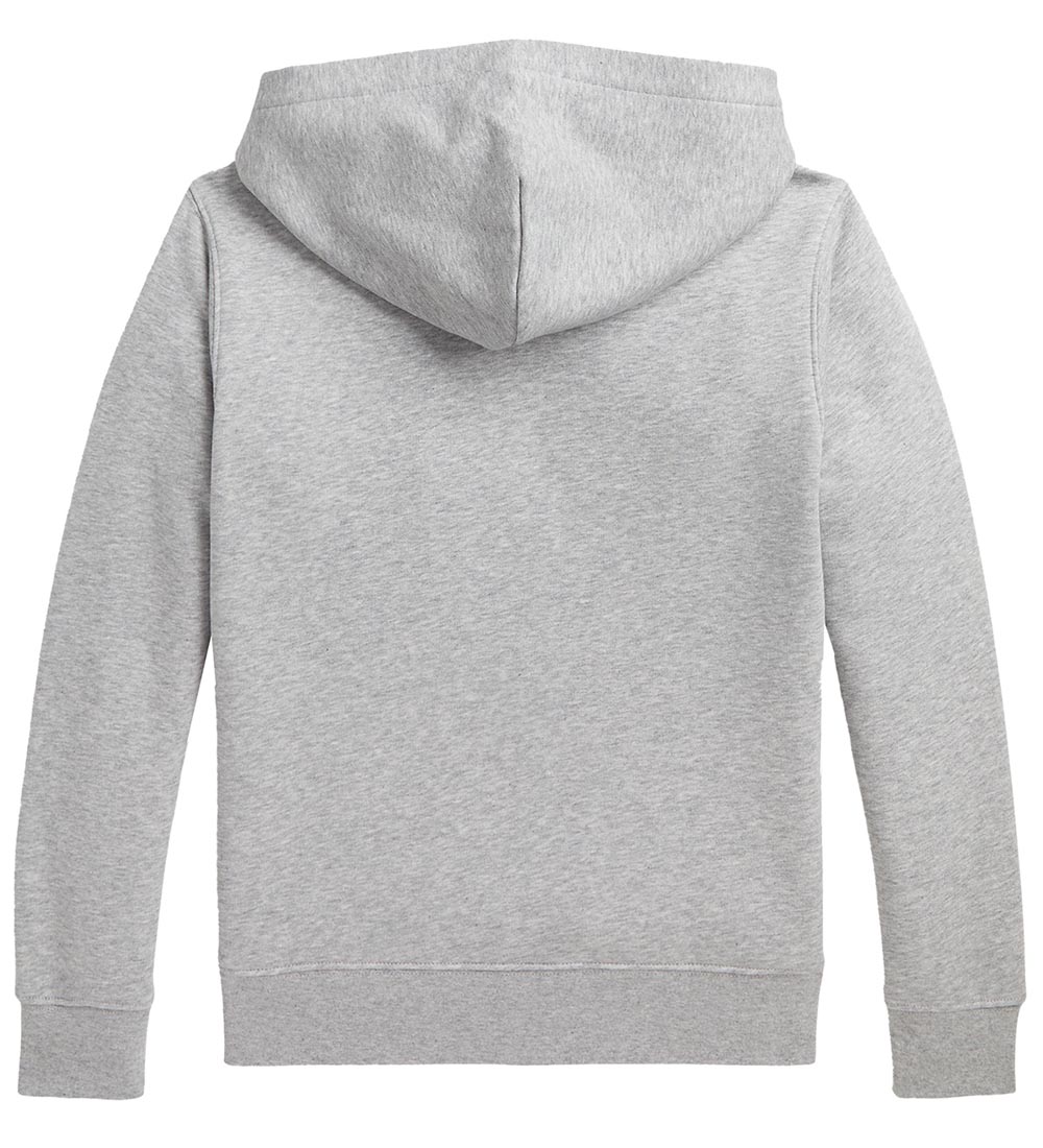 Polo Ralph Lauren Hættetrøje - Gråmeleret m. Logo