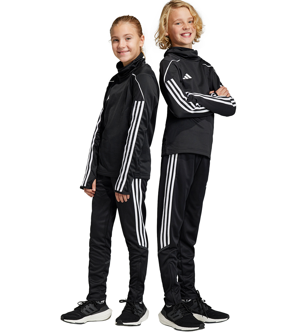 adidas Performance Træningsbukser - Tiro 23 - Sort/Hvid