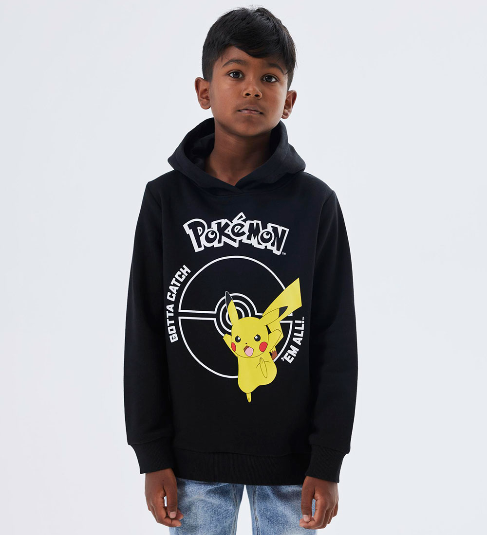 Name It Hættetrøje - Noos - NkmNoscar Pokemon - Sort