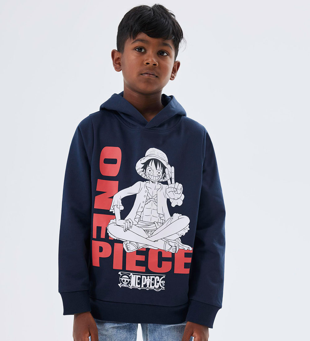 Name It Hættetrøje - NkmNalle Onepiece - Noos - Dark Sapphire