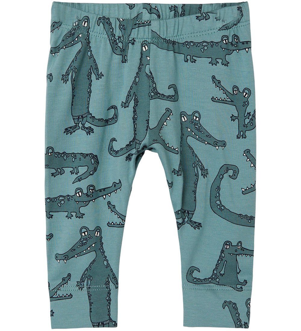 Name It Leggings - NbmLassir - Trellis m. Krokodiller