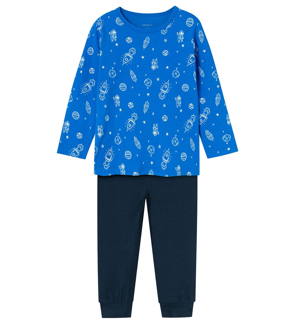 Name It Nattøj - NmmNightset - Noos - Skydiver m. Rumprint