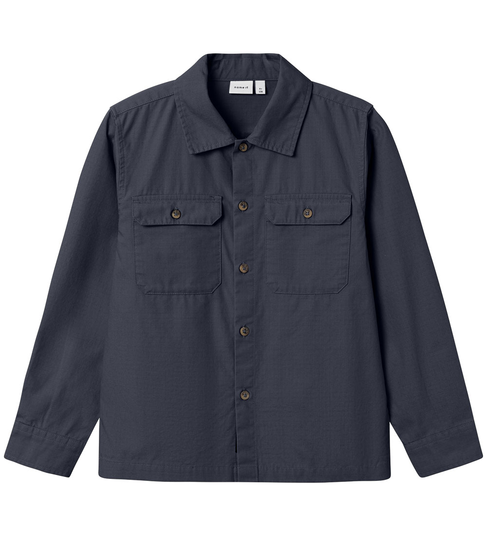 Name It Overshirt - NkmBerib - India Ink