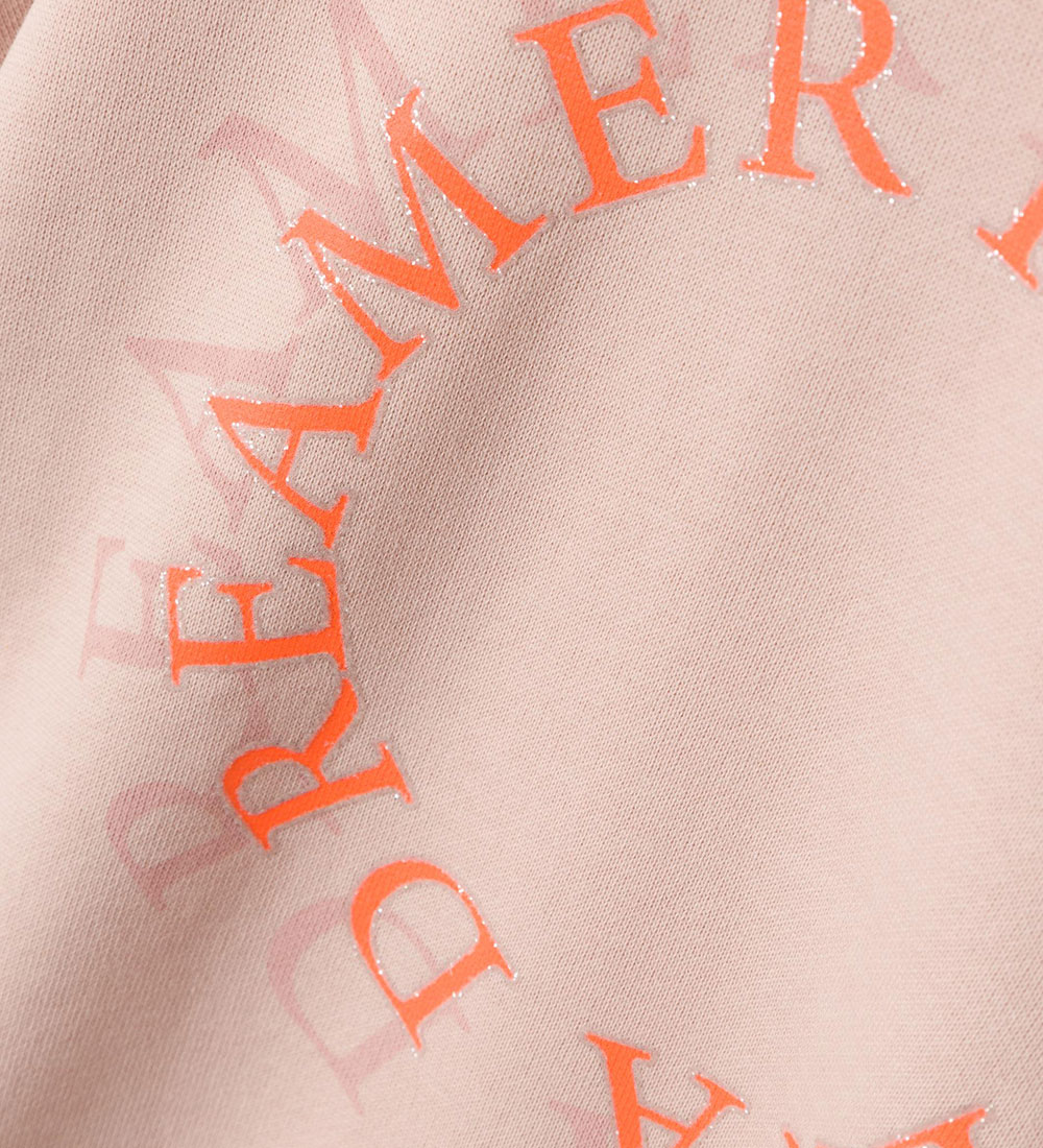 Name It Sweatshirt - NkfTaround - Sepia Rose m. Glimmer