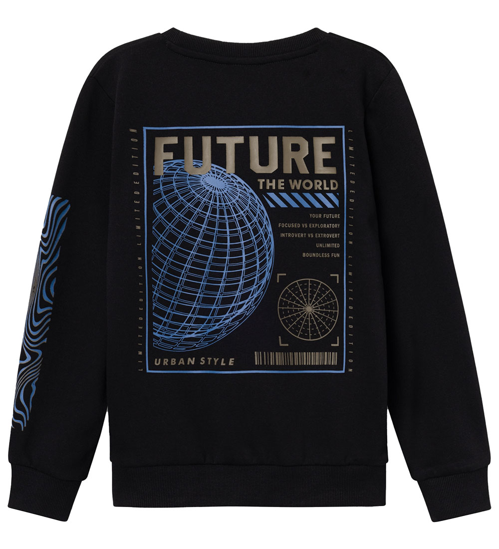 Name It Sweatshirt - NkmTomasen - Sort m. Print
