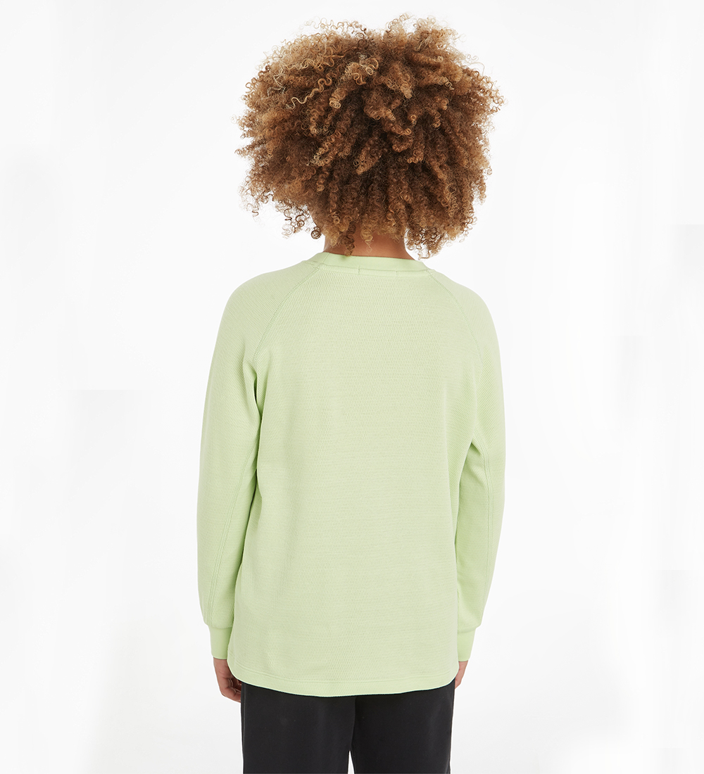 Calvin Klein Bluse - Modern Waffle Badge - Exotic Mint