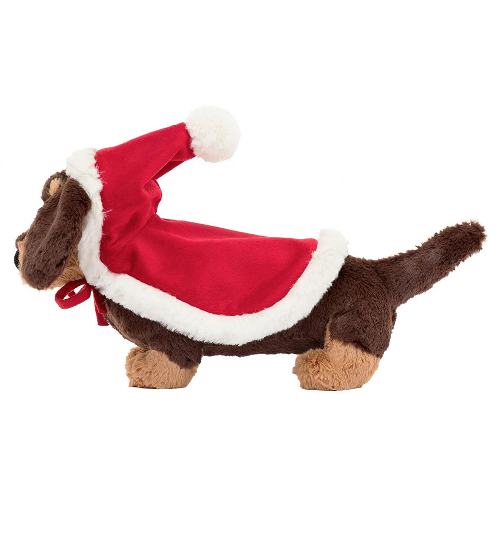 Jellycat Bamse - 15x7 cm - Winter Warmer Otto Sausage Dog