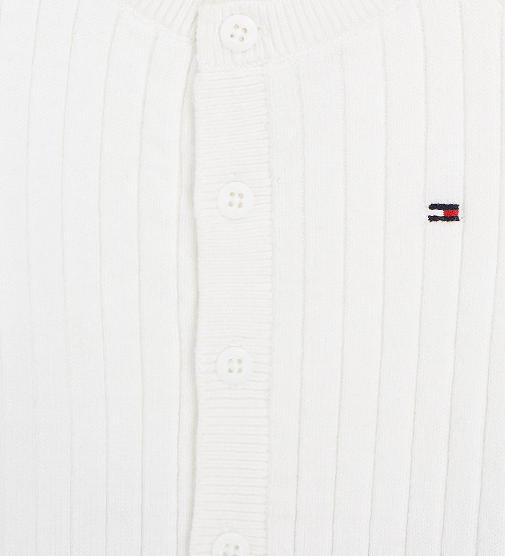 Tommy Hilfiger Gaveæske - Cardigan/Bukser - Strik - Hvid