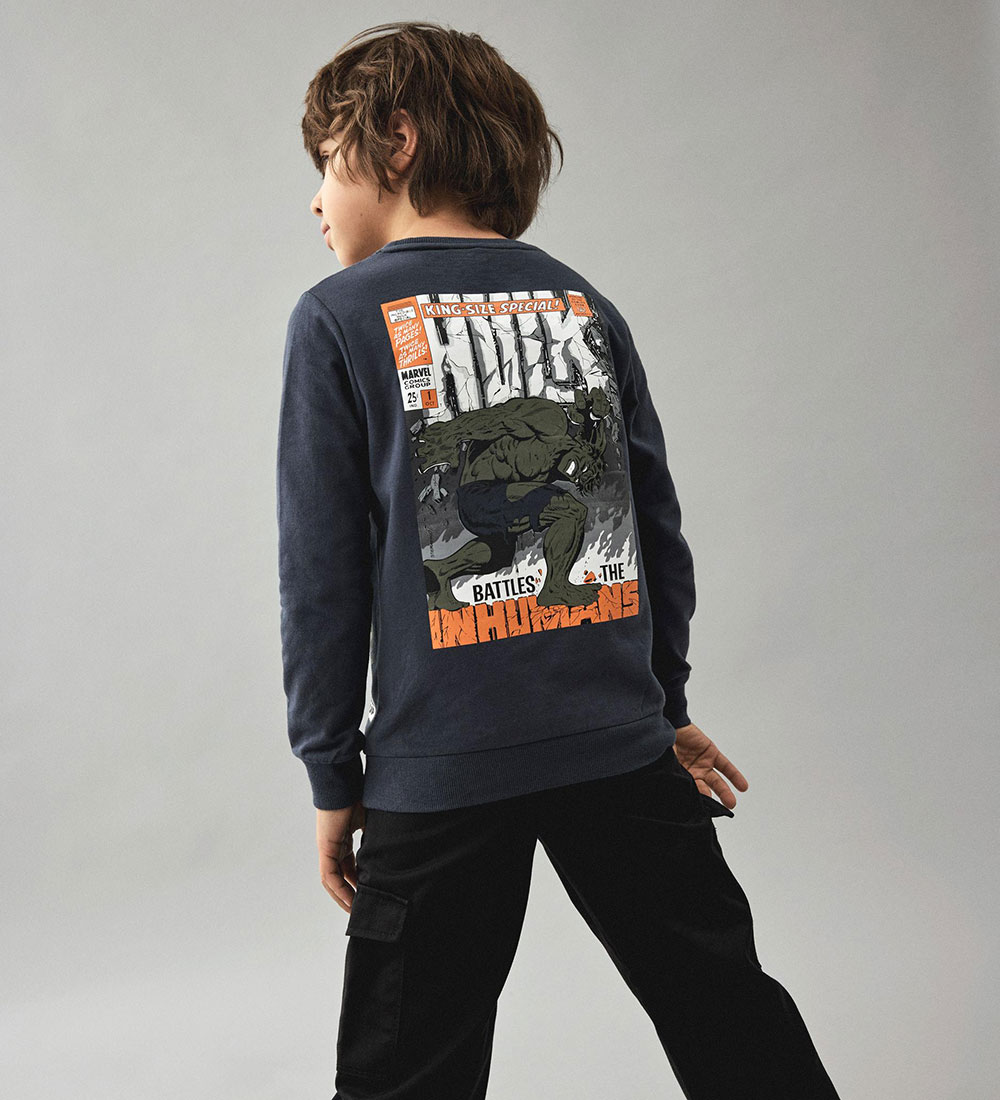 Name It Sweatshirt - NkmDusin Marvel - India Ink