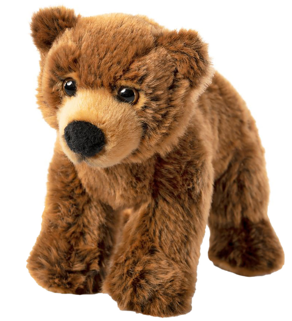 Living Nature Bamse - 24x17 cm - Grizzlybjørn - Brun