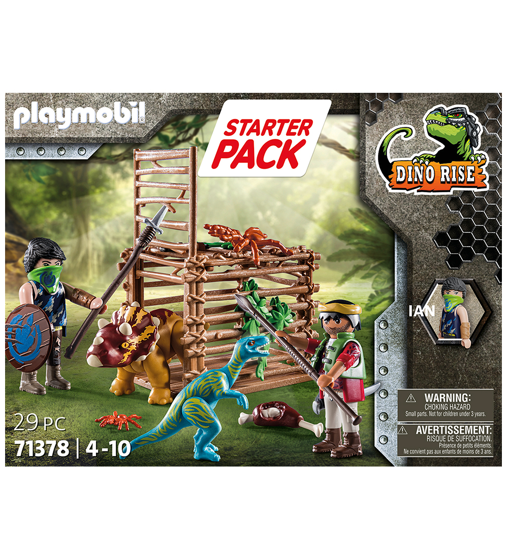 Playmobil Dino Rise - Starter Pack - Befrielse af triceratops -
