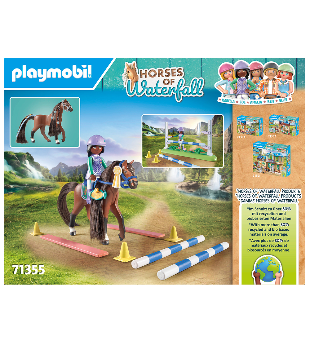 Playmobil Horses Of Waterfall - Zoe & Blaze m. Træningsbane - 67