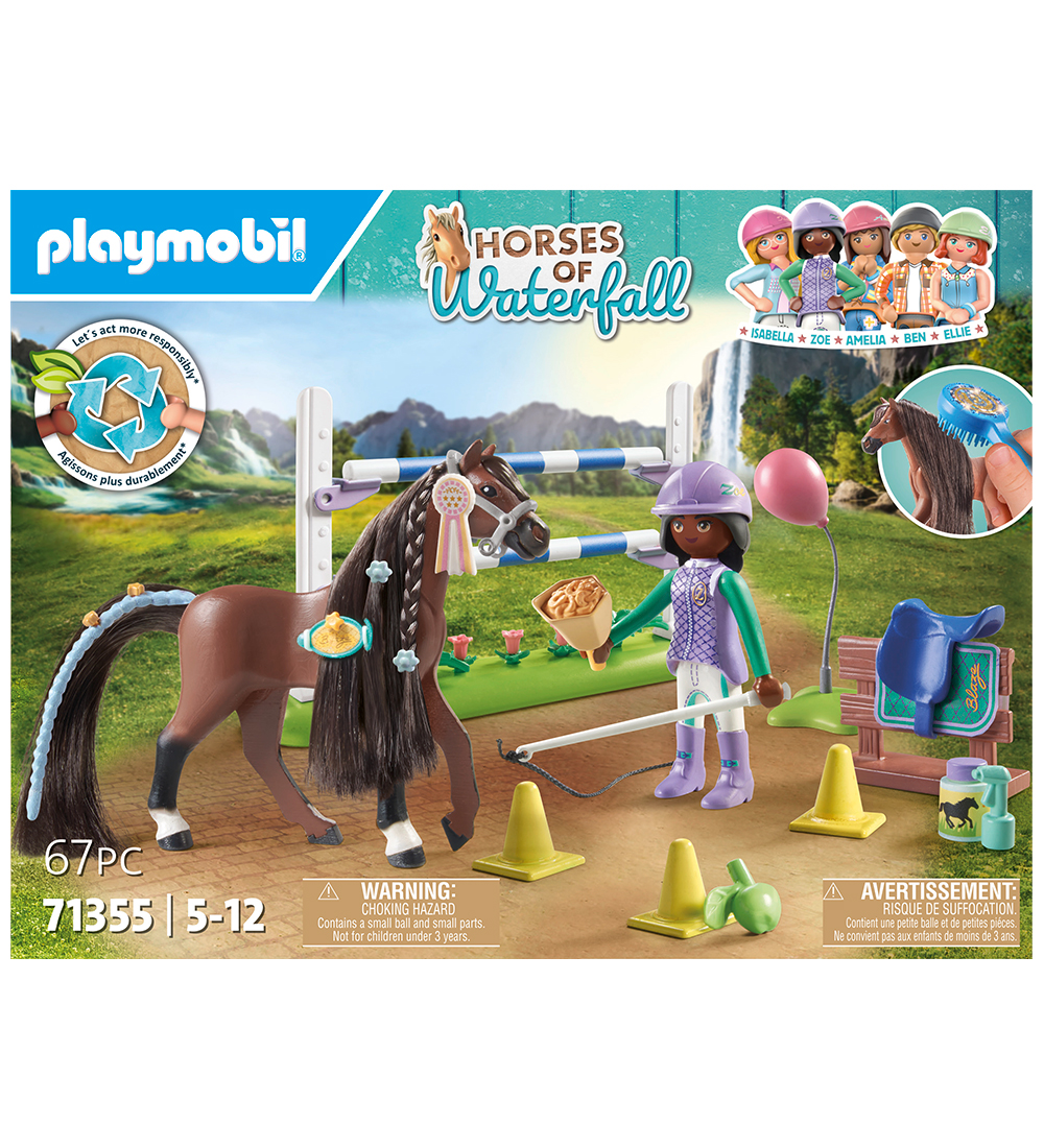 Playmobil Horses Of Waterfall - Zoe & Blaze m. Træningsbane - 67