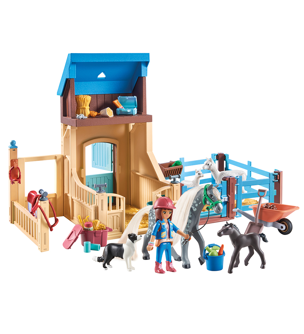 Playmobil Horses Of Waterfall - Amelia & Whisper m. Hesteboks -