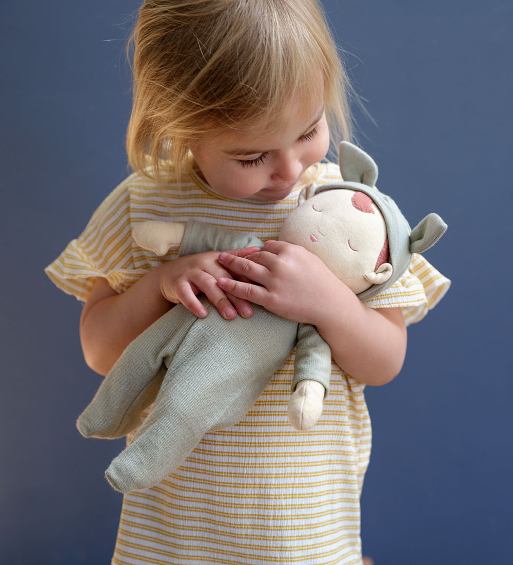 Fabelab Dukke - Babykin Doll Lou - 34 cm - Frozen Dew