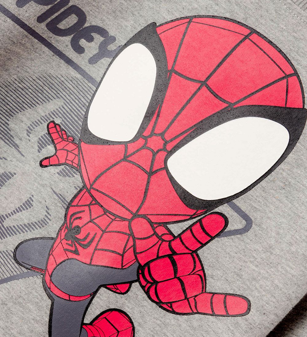 Name It Sweatshirt - NmmDetlef Spidey - Grey Melange