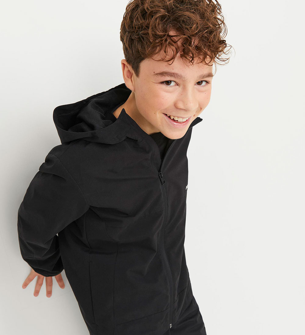 Jack & Jones Jakke - JjAlex - Hood - Black
