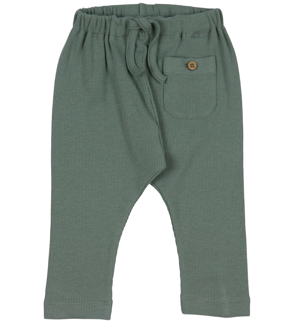 Lil' Atelier Bukser - NbmGago - Noos - Agave Green